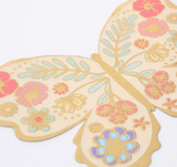 Floral Butterfly Diecut Napkins