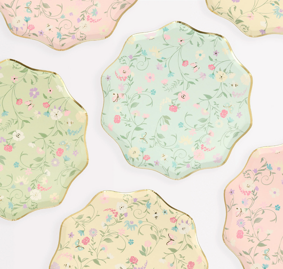 Laduree Paris Floral Side Plates