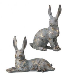 Resin Sit/Lay Rabbit