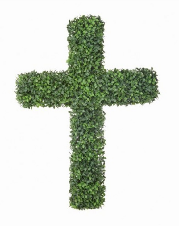 Boxwood Door Cross