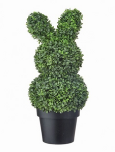 UV Boxwood Bunny Topiary - Small