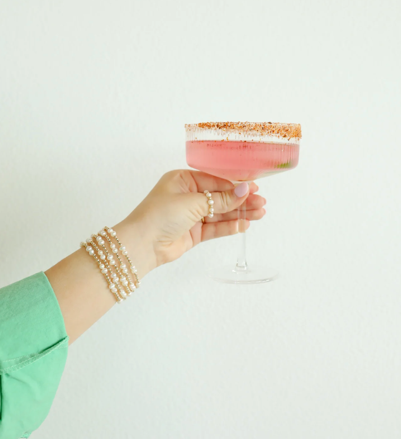 Coastal Pearl Bracelet in Gold