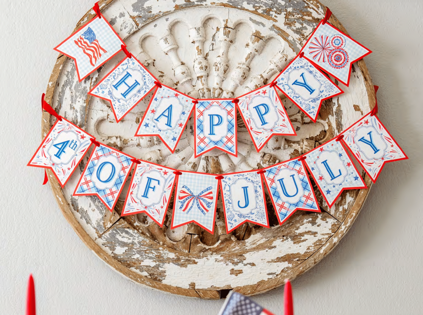 Happy 4th of July Party Banner