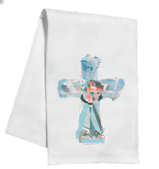 Blue Cross Tea Towel