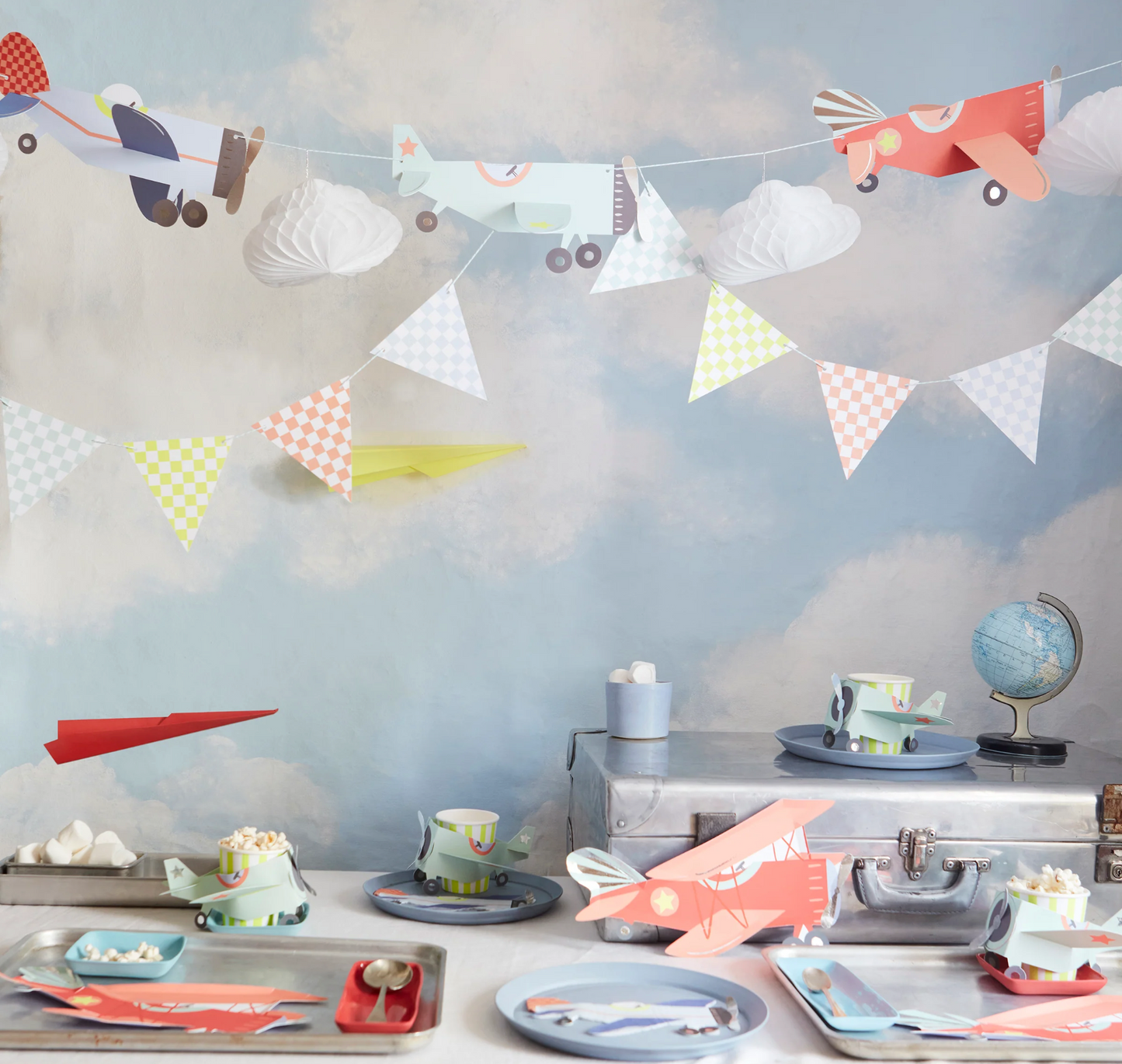 Plane Diecut Plates