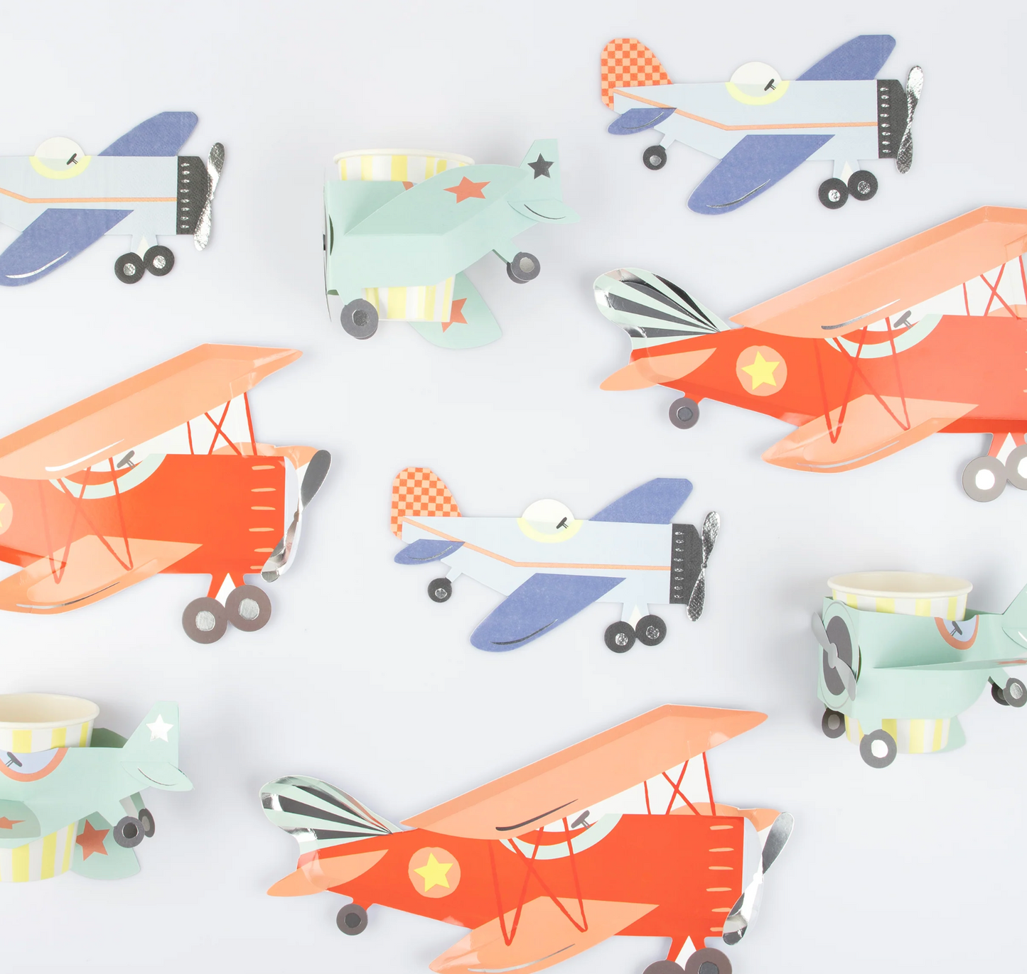 Plane Diecut Napkins