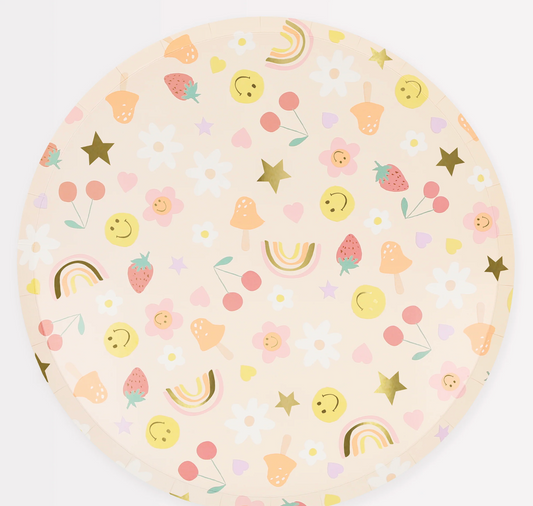 Happy Icons Dinner Plates