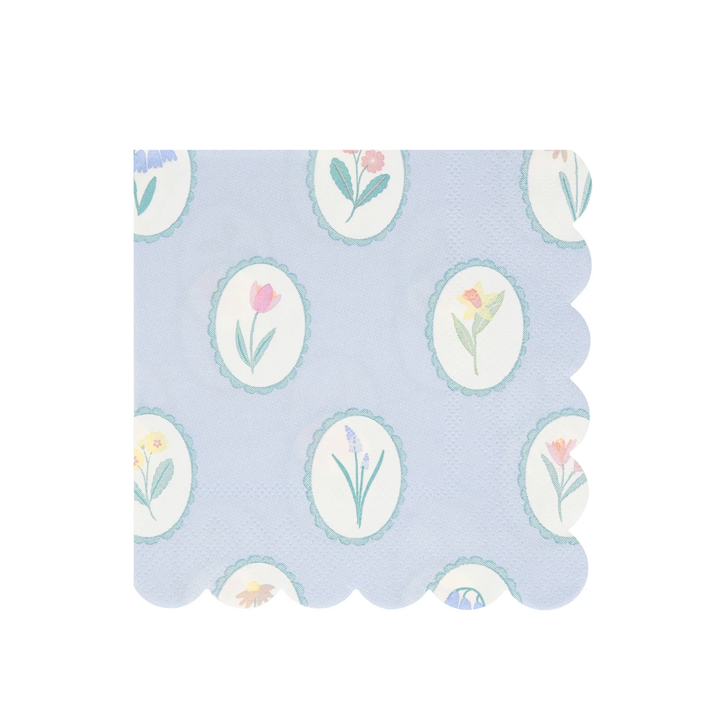 Bloomsbury Floral Pattern Beverage Napkins