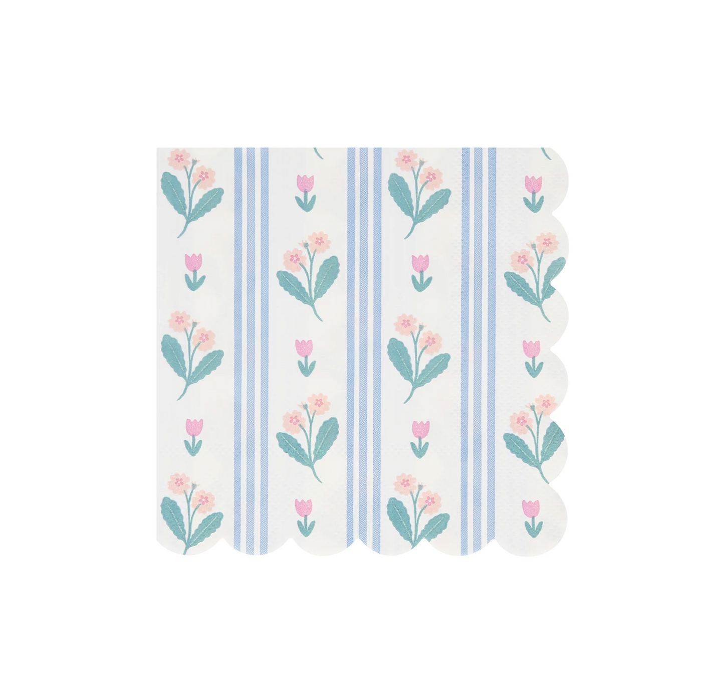 Bloomsbury Floral Pattern Beverage Napkins