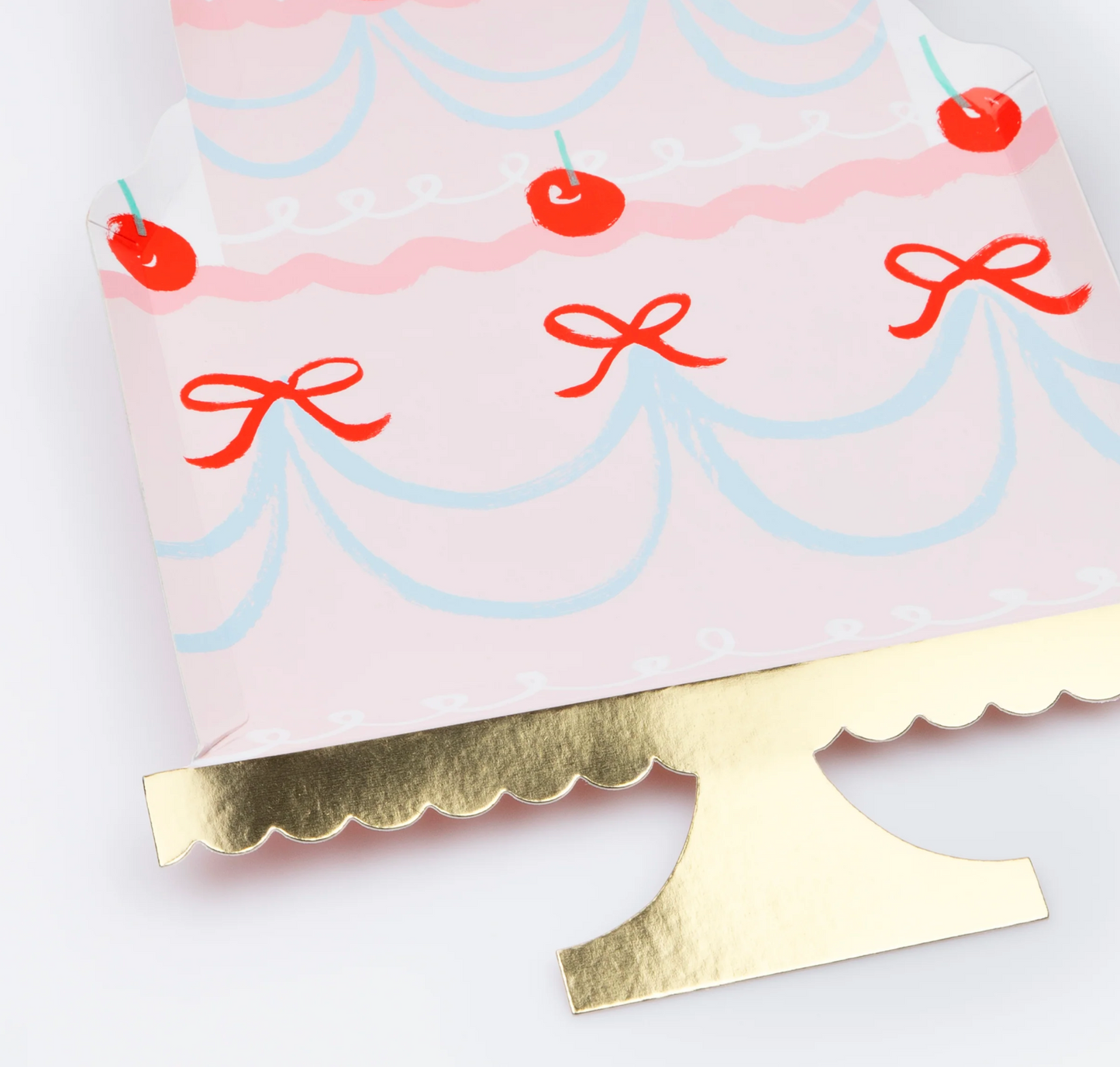 Fancy Cake Diecut Plates