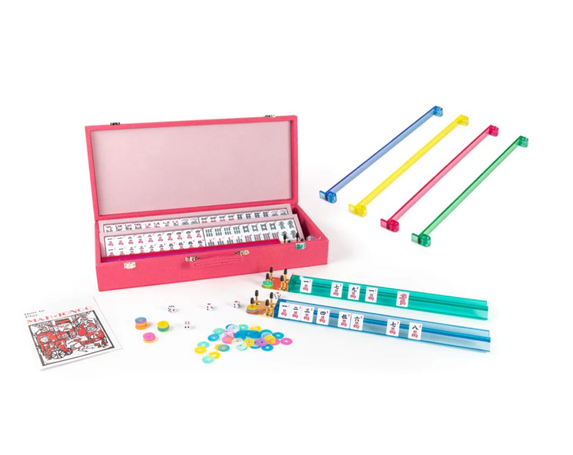 Ellen Mahjong Set - Pink