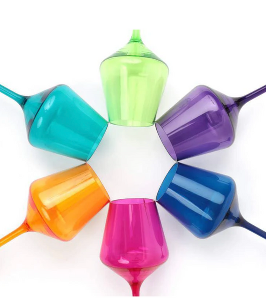 Unbreakable Stemmed Wine Glass- Jewel Collection