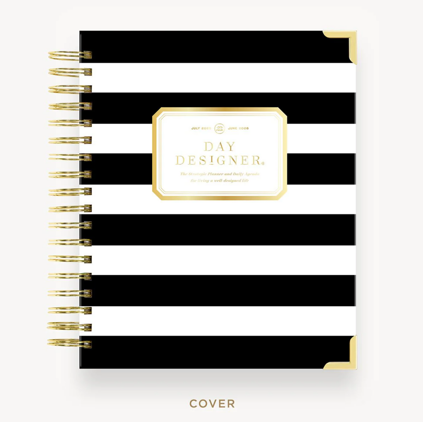 Day Designer Planner - Black Stripe