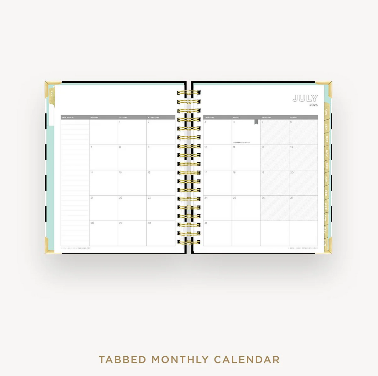 Day Designer Planner - Black Stripe