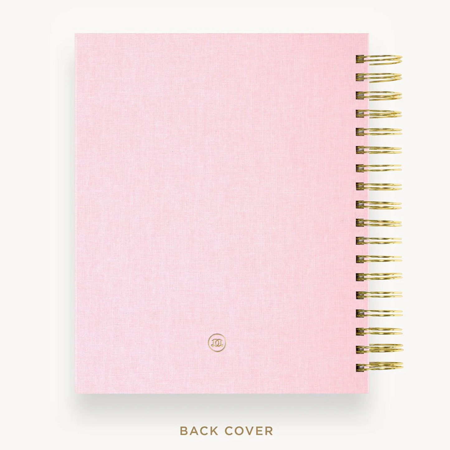 Day Designer Planner - Peony Coated Bookcloth