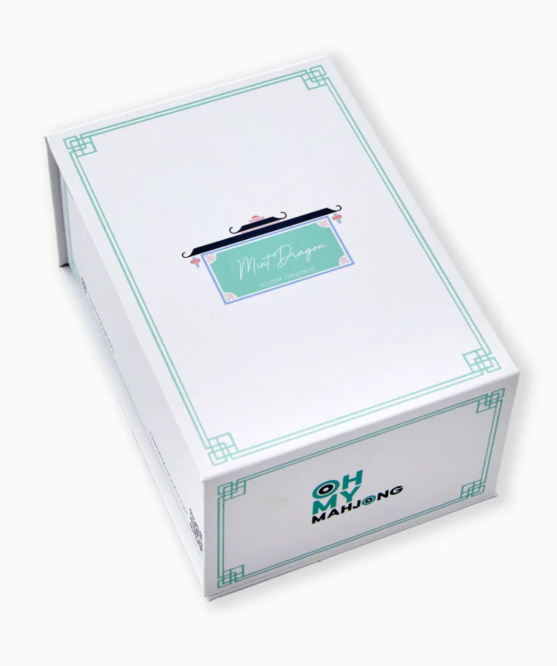 Mint Dragon Ornament