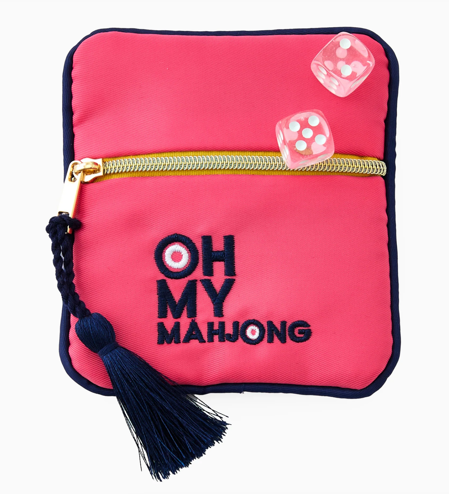 Pink Coin & Dice Bag