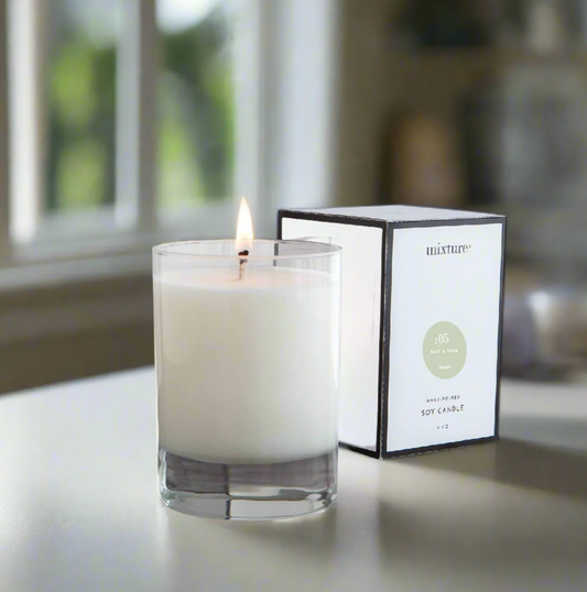 Mixture Cylinder Candle - Blanc de Noir
