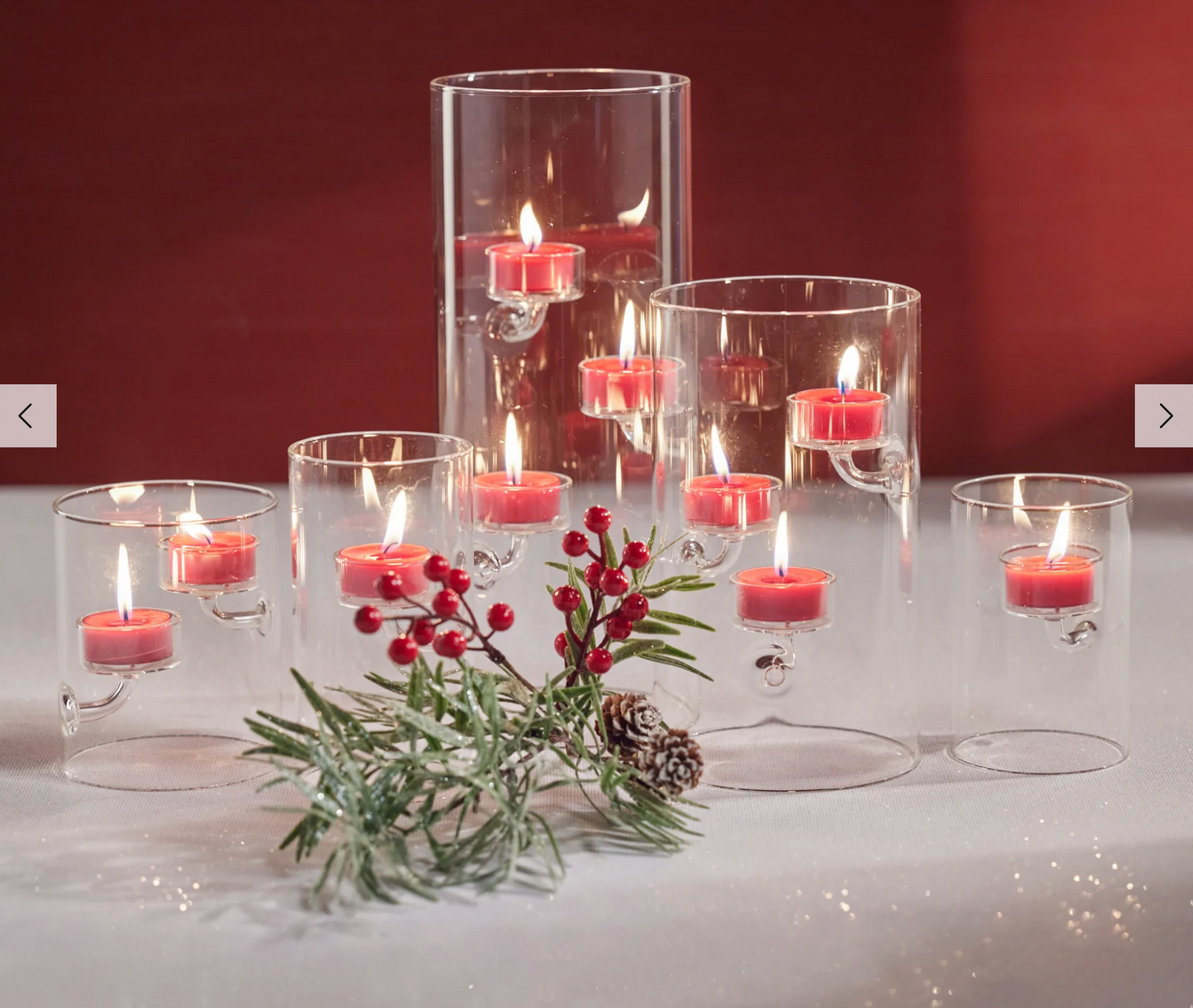 Suspended Glass Tealight Holder - Small