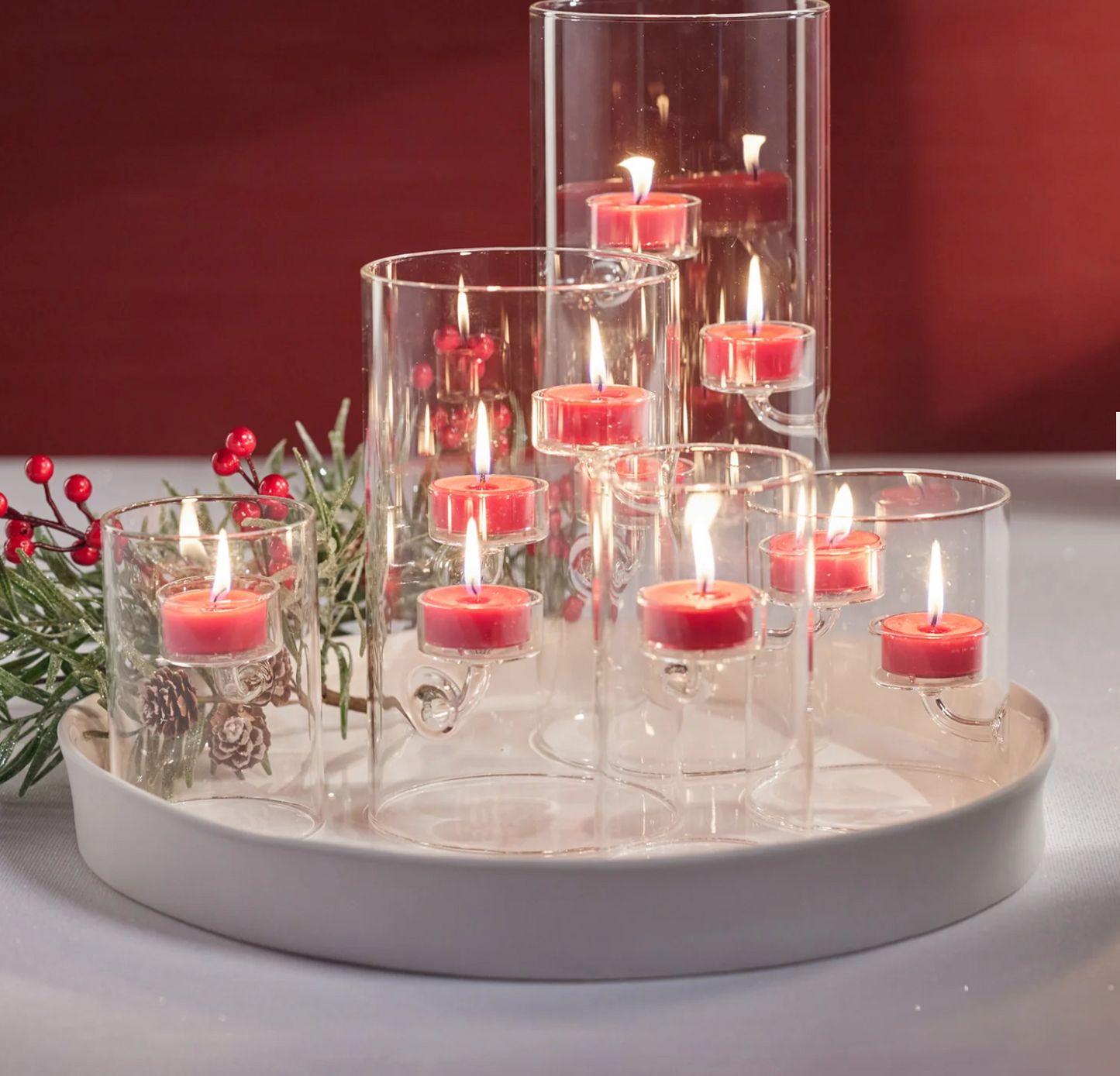Suspended Glass Tealight Holder - Small
