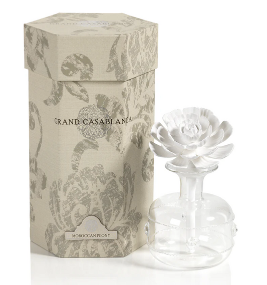 Grand Casablanca Porcelain Diffuser - Moroccan Peony