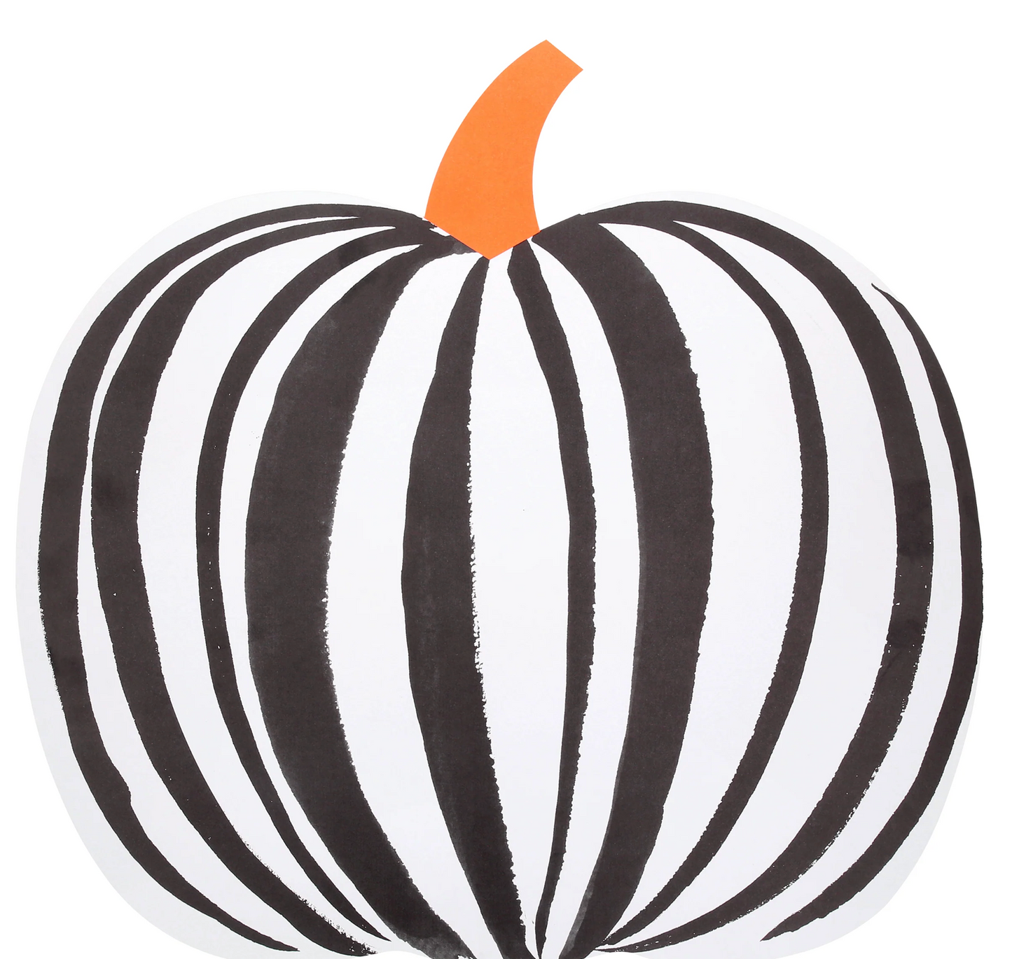 Stripe Pumpkin Paper Placemats