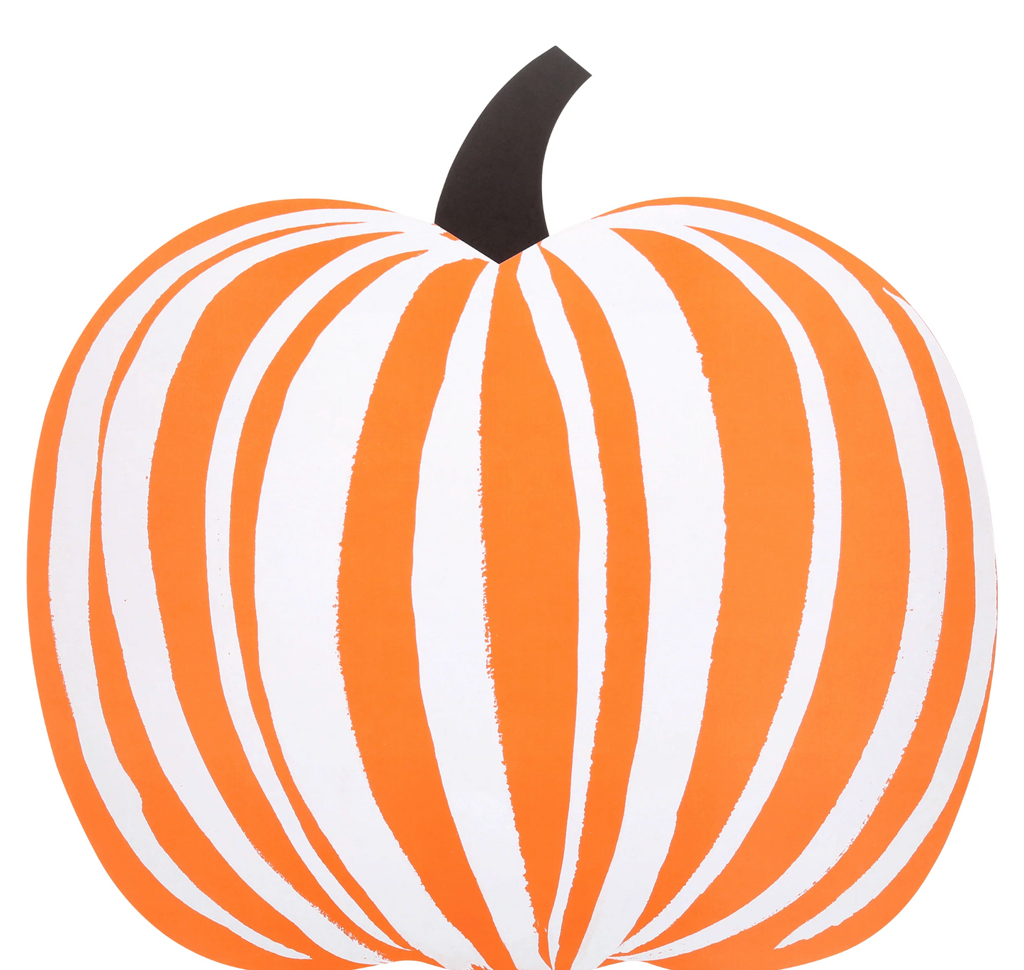 Stripe Pumpkin Paper Placemats