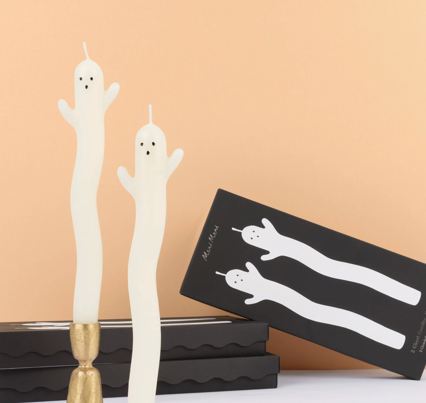 Ghost Taper Candles