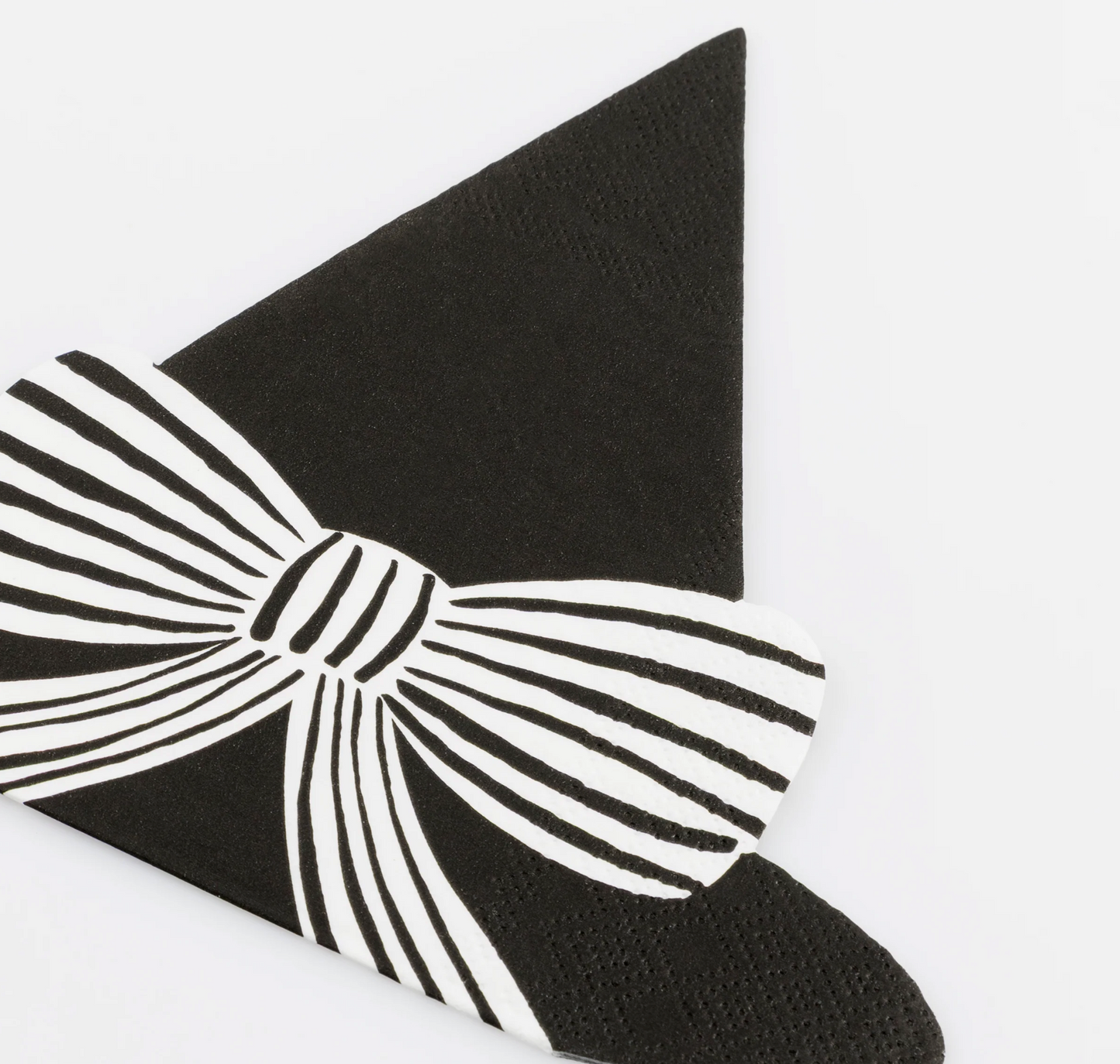 Black Witch Hat Diecut Napkins w/ Bow