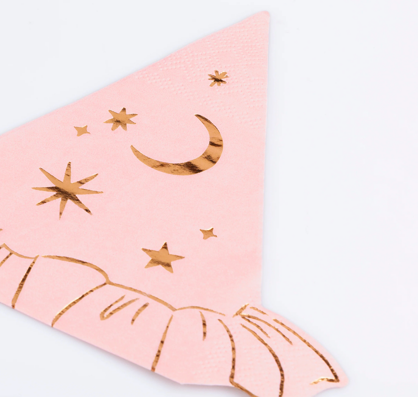 Pink Witch Hat Diecut Napkins