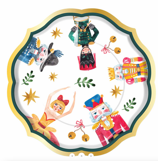 Whimsical Nutcracker Side Plates