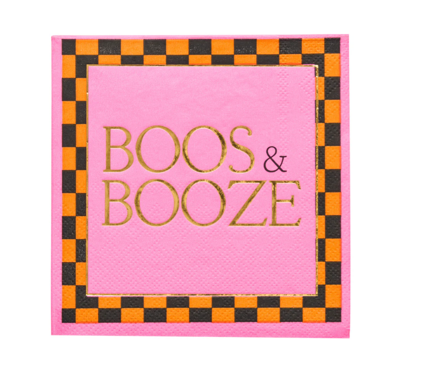 Boos & Booze Beverage Napkins