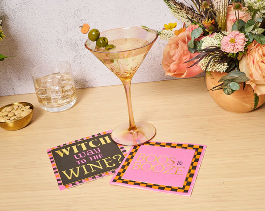 Witch Way to the Wine Beverage Napkins