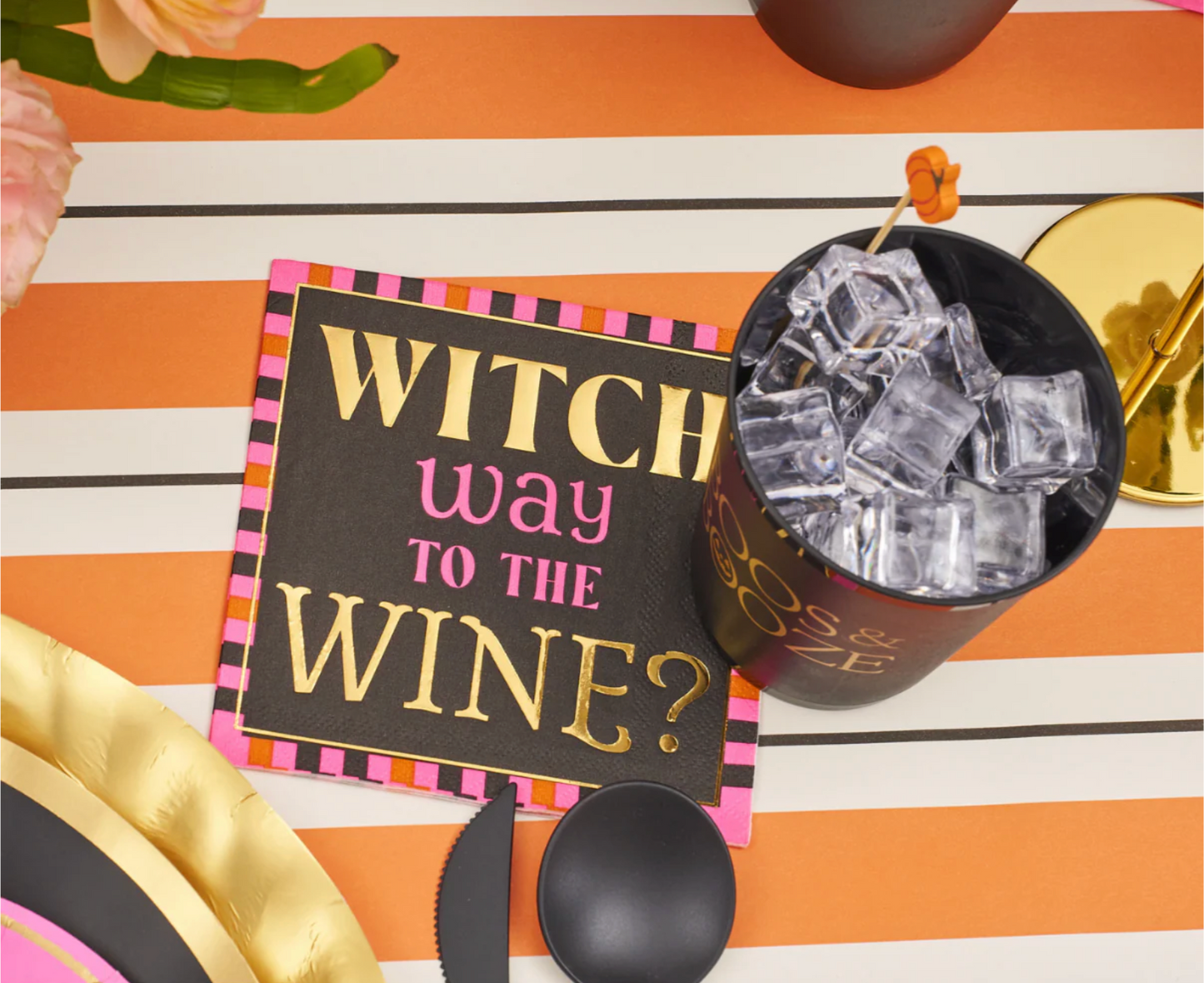 Witch Way to the Wine Beverage Napkins
