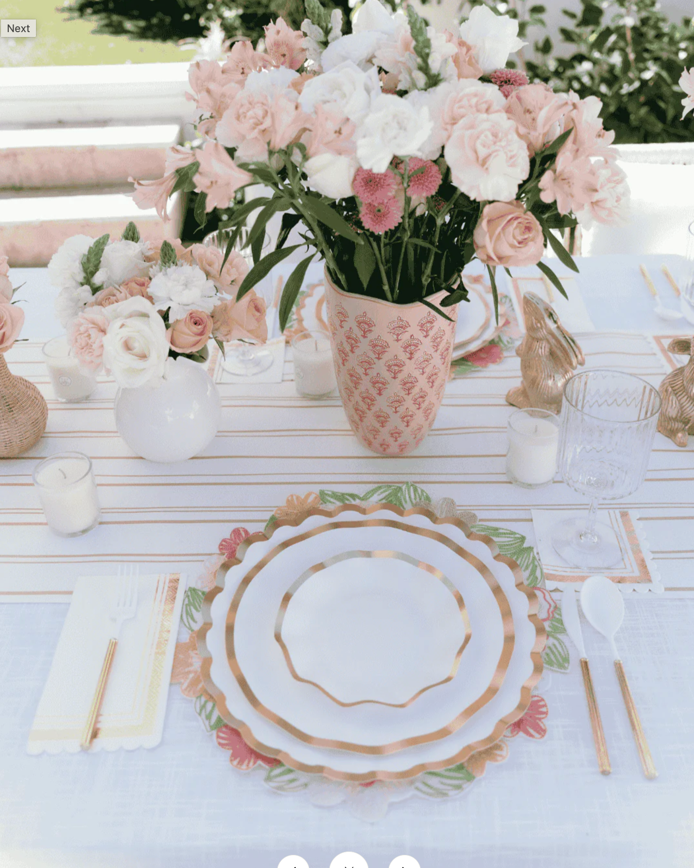 Wavy Dinner Plates - Every Day White