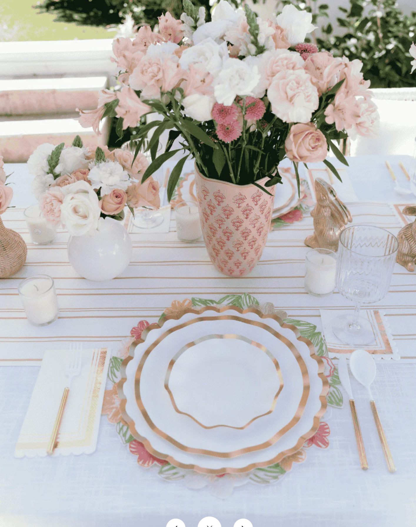 Wavy Salad Plates - Every Day White