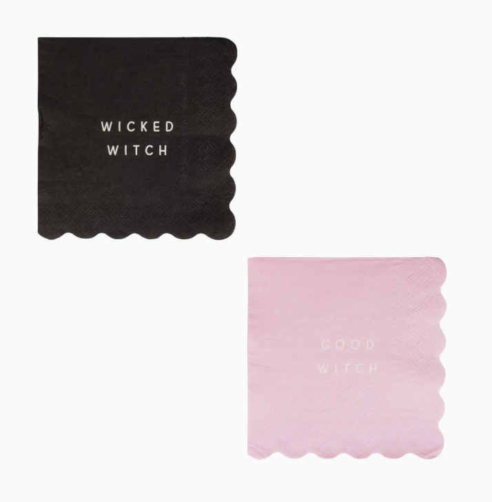 Good Witch Bad Witch Cocktail Napkins