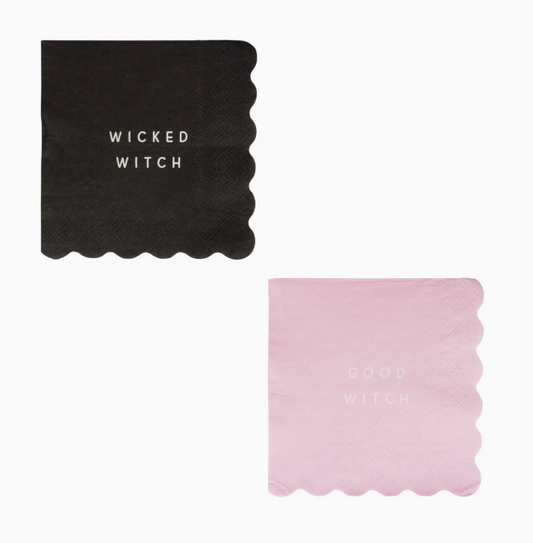 Good Witch Bad Witch Cocktail Napkins