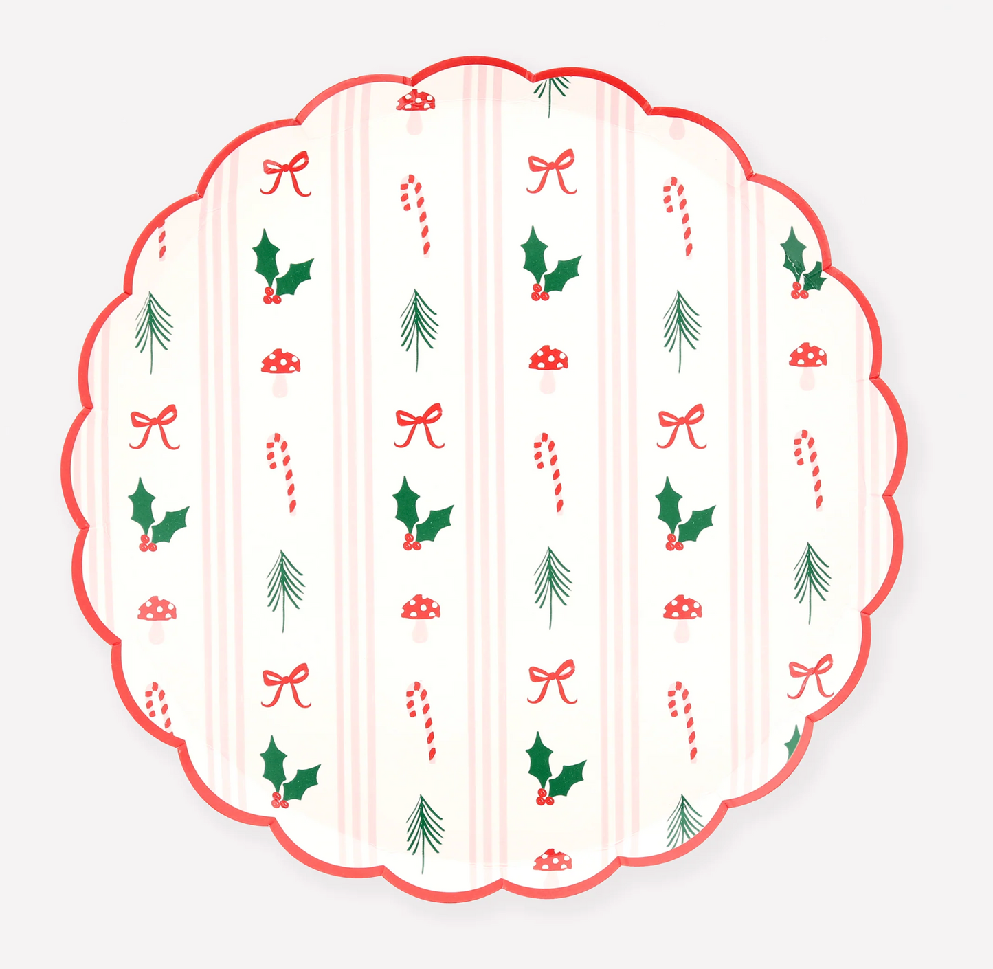 Festive Icon Stripes Side Plates