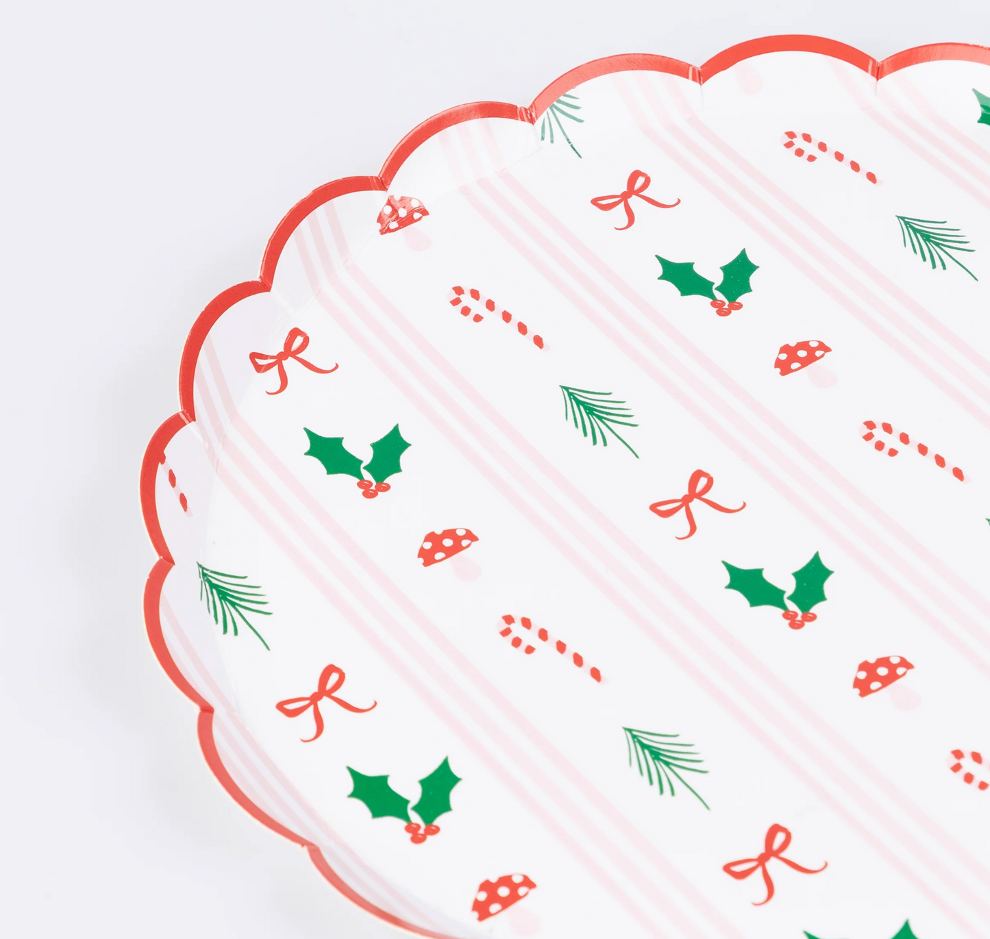 Festive Icon Stripes Side Plates