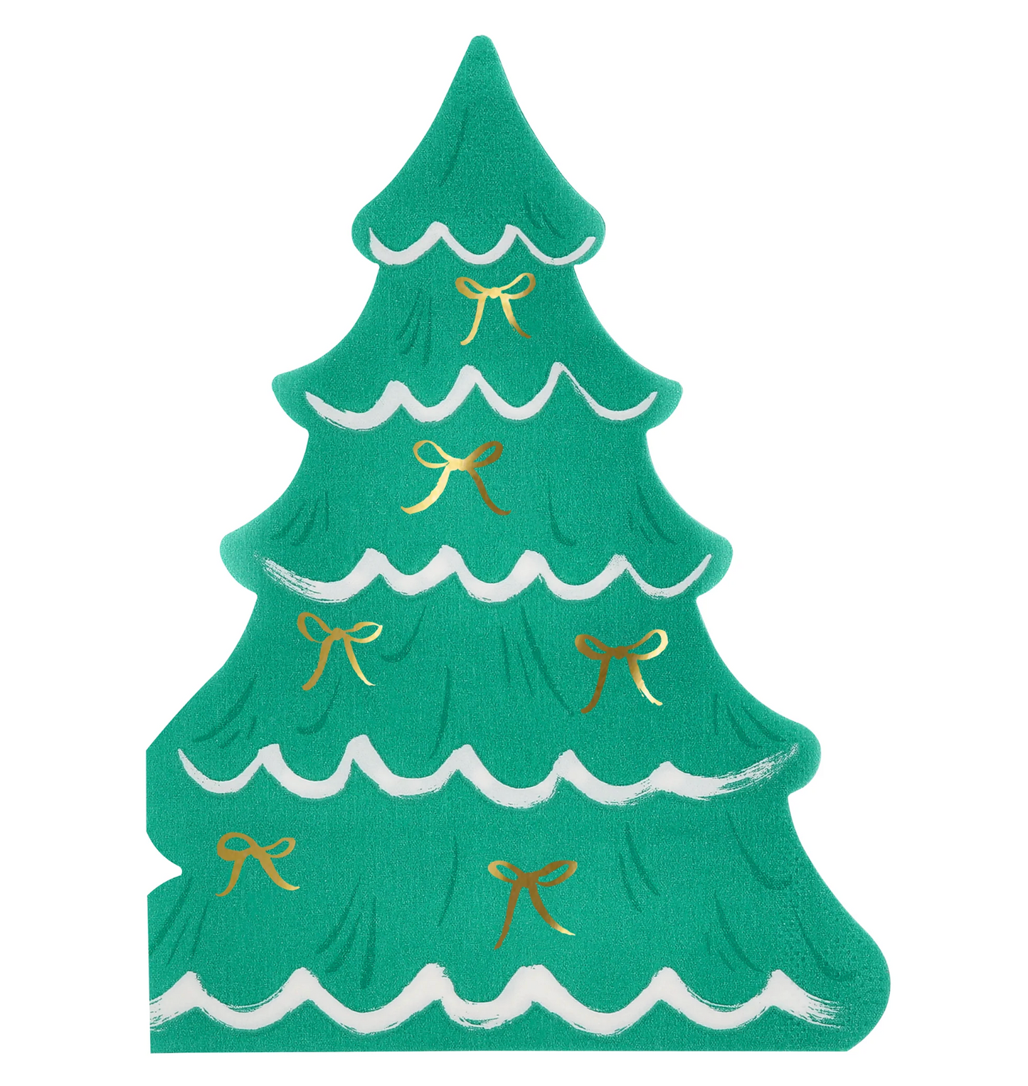 Christmas Tree w/ Bows Diecut Napkins