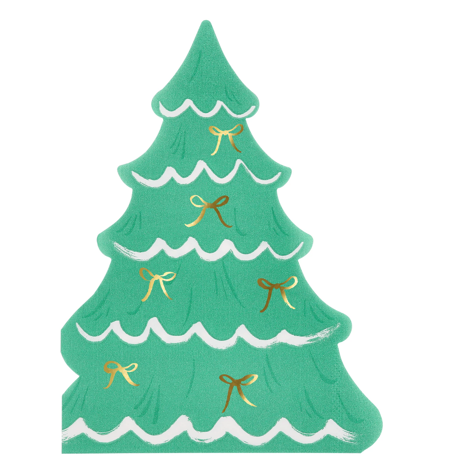 Christmas Tree w/ Bows Diecut Napkins