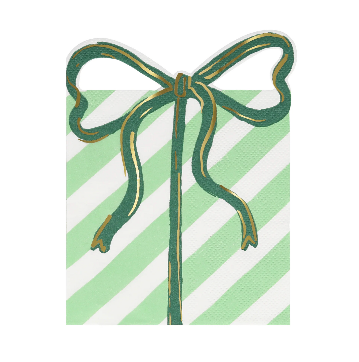 Present w/ Bow Diecut Napkins