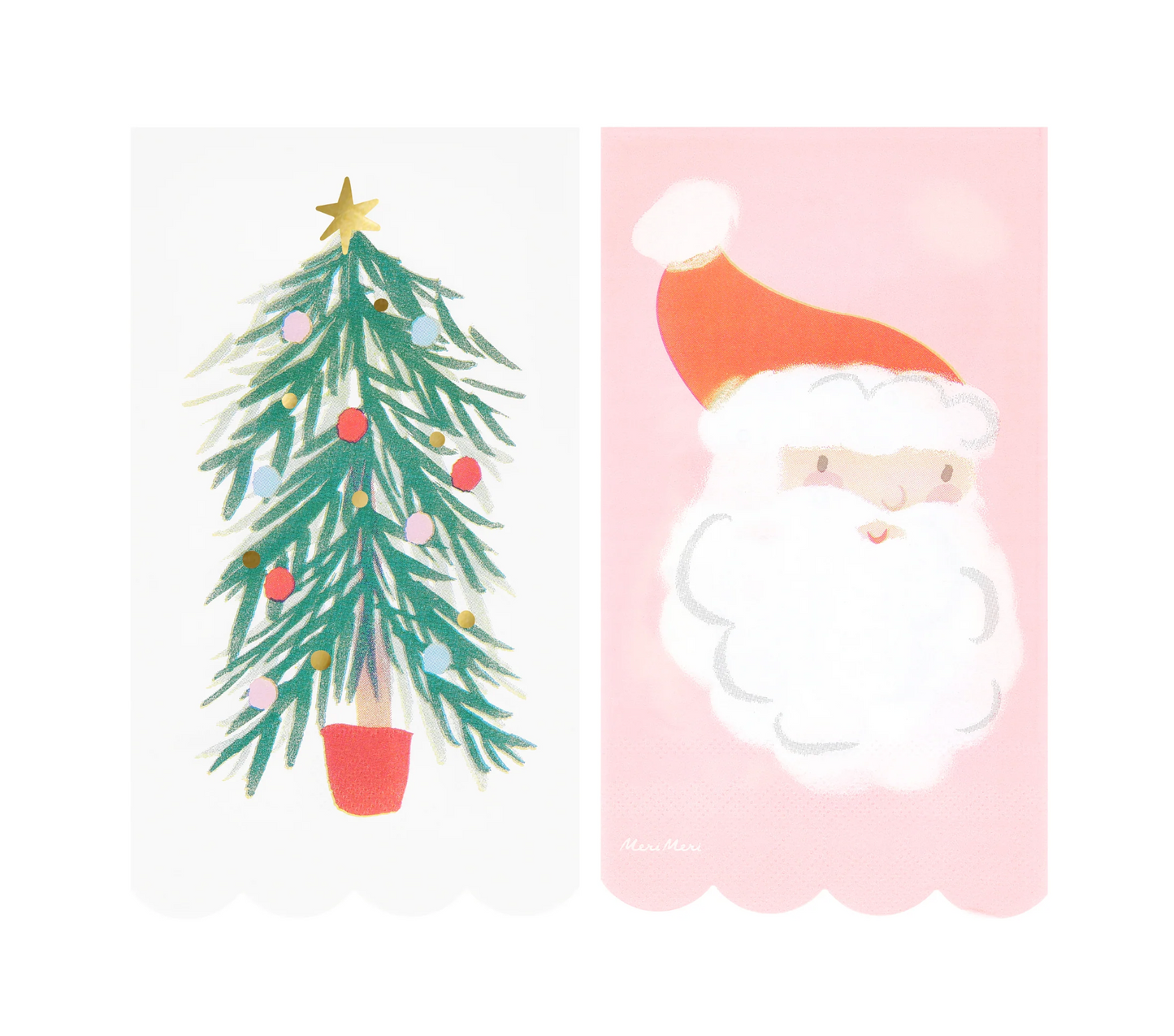 Mixed Christmas Icon Guest Towels