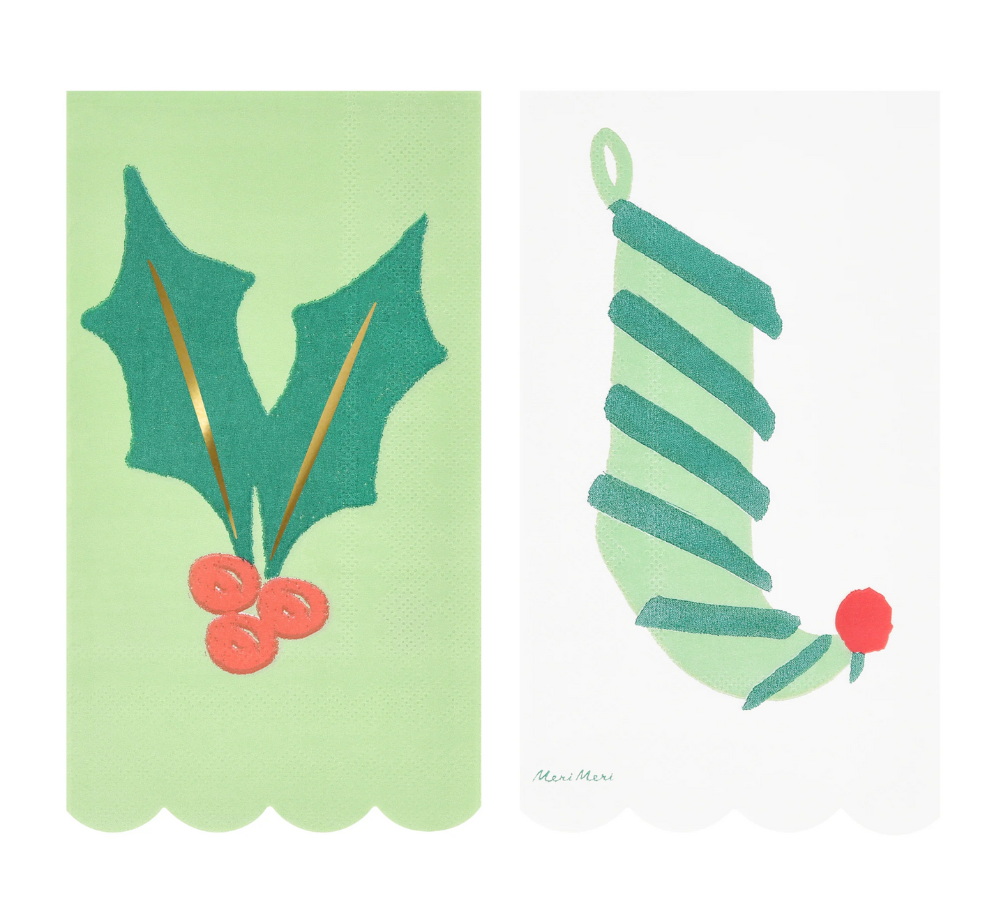 Mixed Christmas Icon Guest Towels