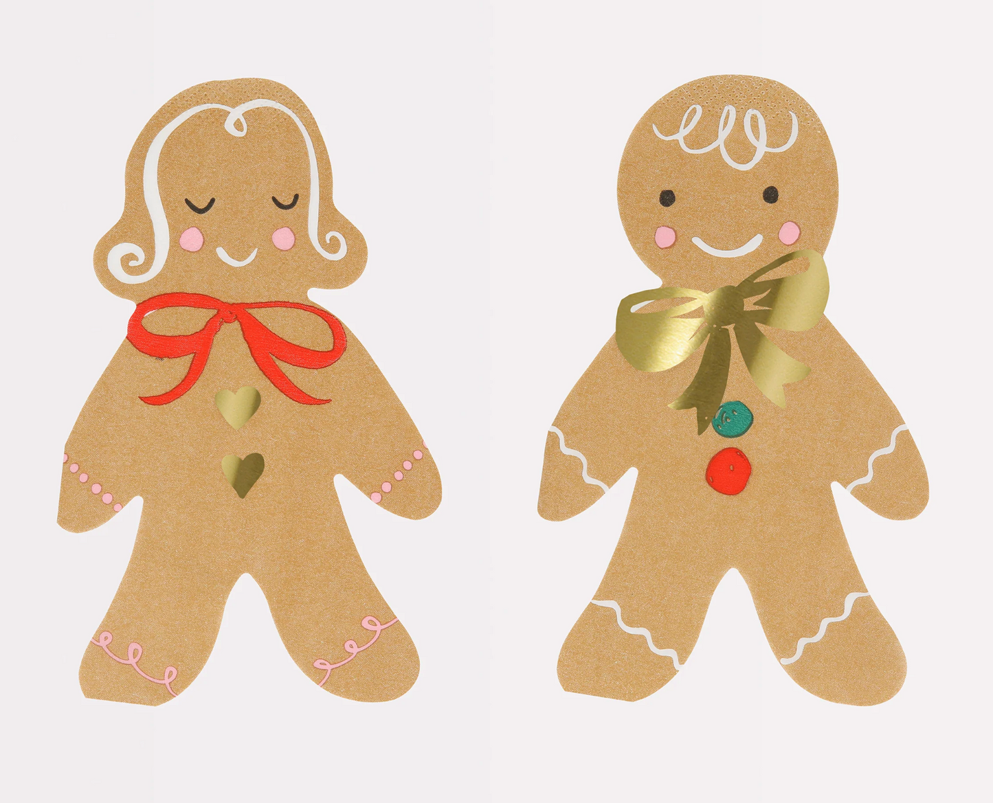 Gingerbread Diecut Napkins