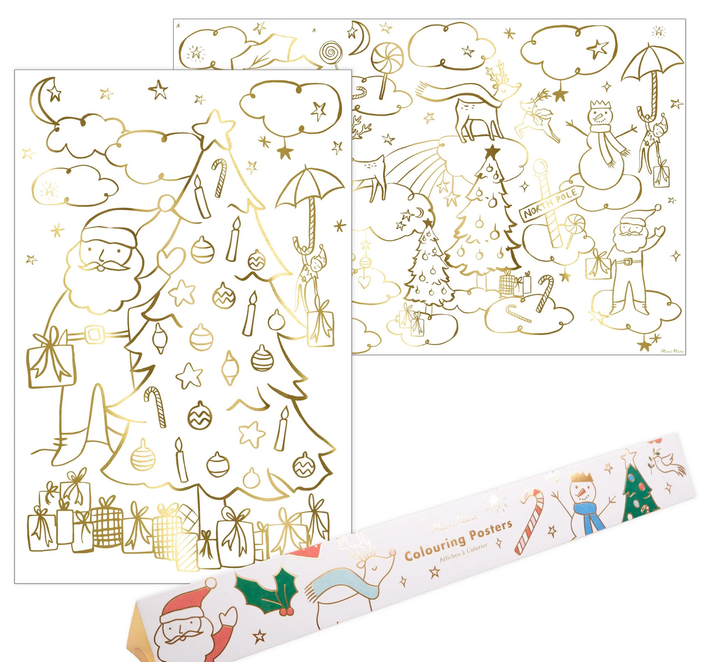 Christmas Coloring Posters