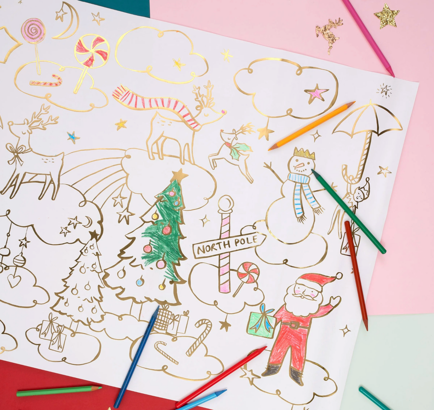Christmas Coloring Posters
