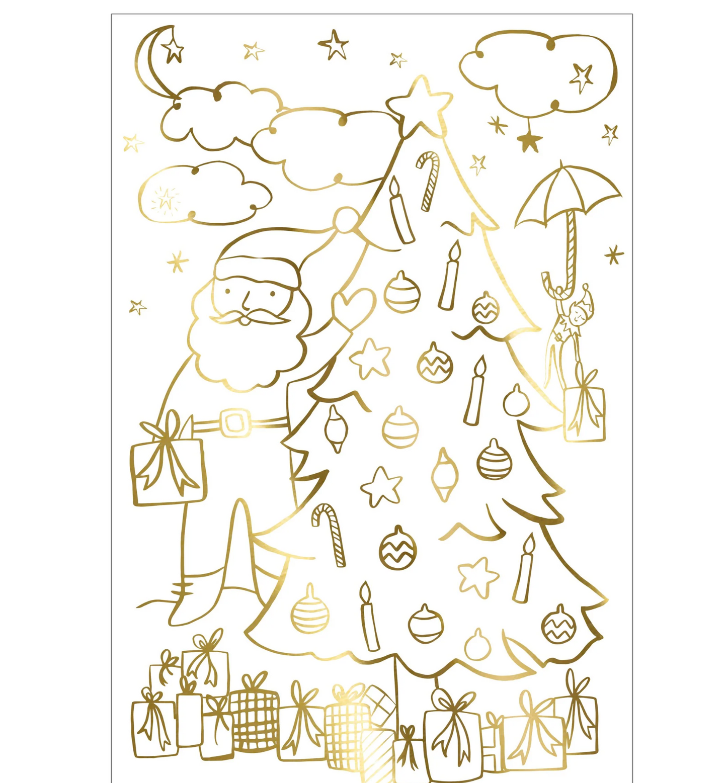 Christmas Coloring Posters