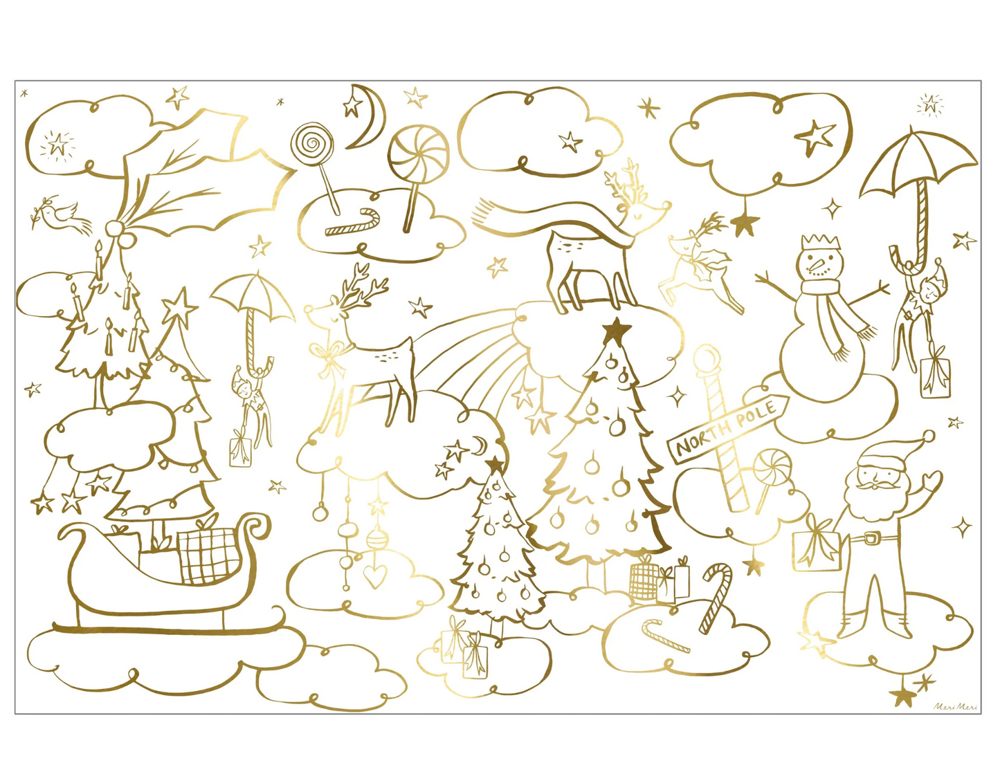 Christmas Coloring Posters